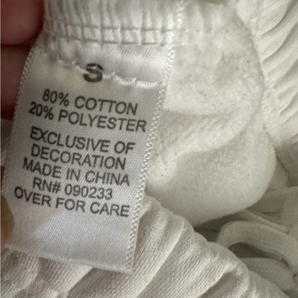 Fear of God Essentials White Athletic Shorts - Picture 9 of 11